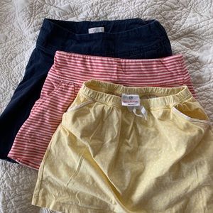 Lot of 3 size 7/8 skirts Hanna Anderson, Circo, CP